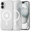 Tech-Protect MagSlim MagSafe Apple iPhone 16 dėklas, Matte/White