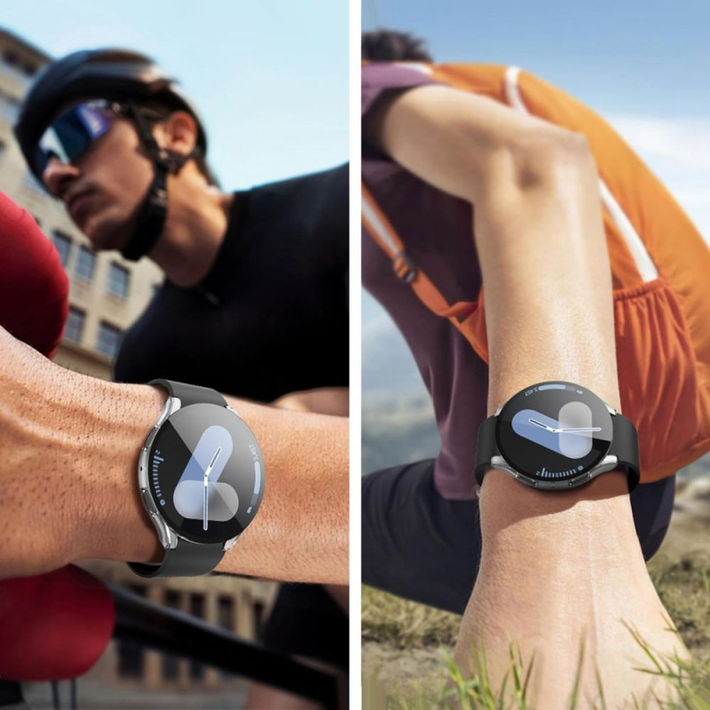 Tech-Protect Defense360 Tech-Protect dėklas su apsauginiu stiklu Samsung Galaxy Watch 7 40 mm, permatomas