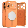 Tech-Protect Silicone MagSafe dėklas Apple iPhone 17 Pro Max, Cosmic Orange