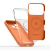 Tech-Protect Silicone MagSafe dėklas Apple iPhone 17 Pro Max, Cosmic Orange