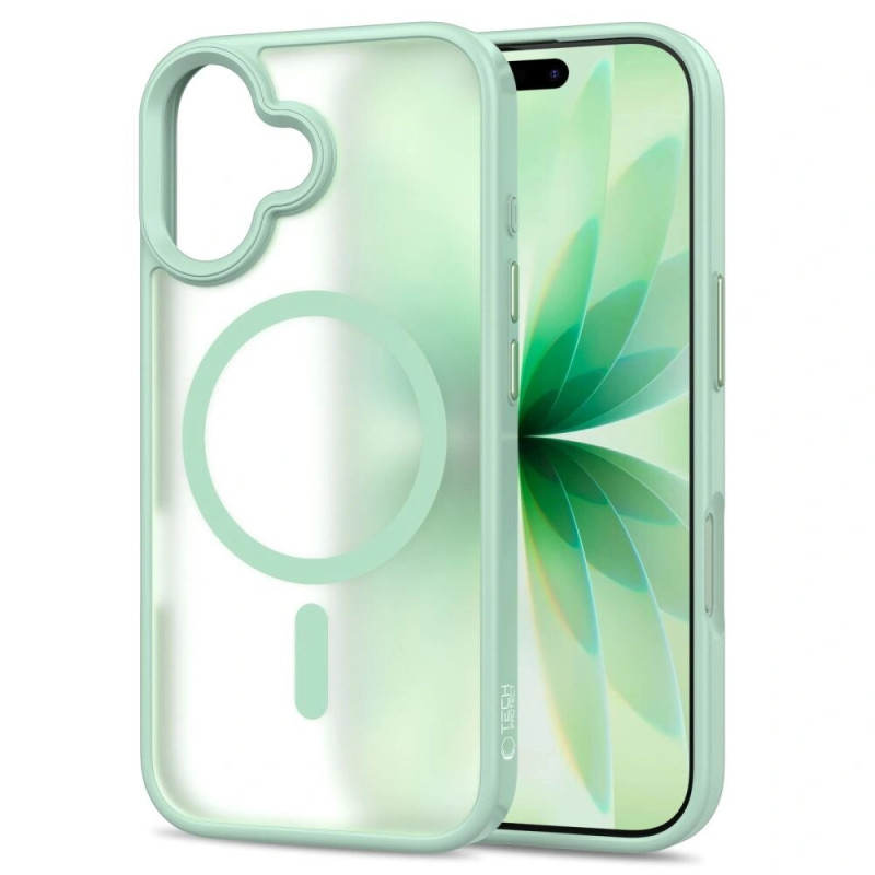 Tech-Protect MagMat MagSafe dėklas Apple iPhone 17, matinė šalavijo spalva