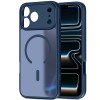 Tech-Protect BasicMag MagSafe dėklas, skirtas Apple iPhone 17 Pro Max, matinis tamsiai mėlynas