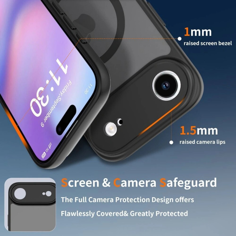 Tech-Protect BasicMag MagSafe dėklas Apple iPhone 17 Pro, matte Cosmic Orange