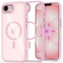 Tech-Protect Magmat MagSafe dėklas Apple iPhone 16e / 17e, Soft Pink/clear