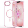 Tech-Protect Magmat MagSafe dėklas Apple iPhone 16e / 17e, Soft Pink/clear