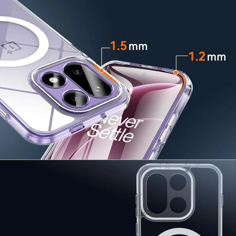 Tech-Protect Flexair Hybrid MagSafe dėklas OnePlus 15, permatomas