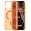 Tech-Protect Magslim MagSafe dėklas Apple iPhone 17 Pro Max, matinė cosmic orange spalva