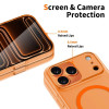 Tech-Protect Magslim MagSafe dėklas Apple iPhone 17 Pro Max, matinė cosmic orange spalva