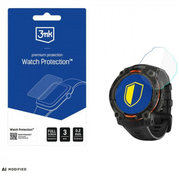 3MK FlexibleGlass Watch Garmin Instinct 3 45 mm hibridinė ekrano apsauginė plėvelė