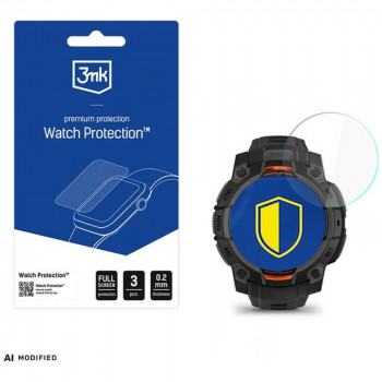 3MK FlexibleGlass Watch Garmin Instinct 3 Tactical Edition 45 mm (Solar) hibridinė ekrano apsauga