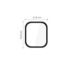 Tech-Protect Glass Flex+ hibridinio stiklo ekrano apsauga Huawei Watch Fit 5 Pro, juoda (2 vnt.)