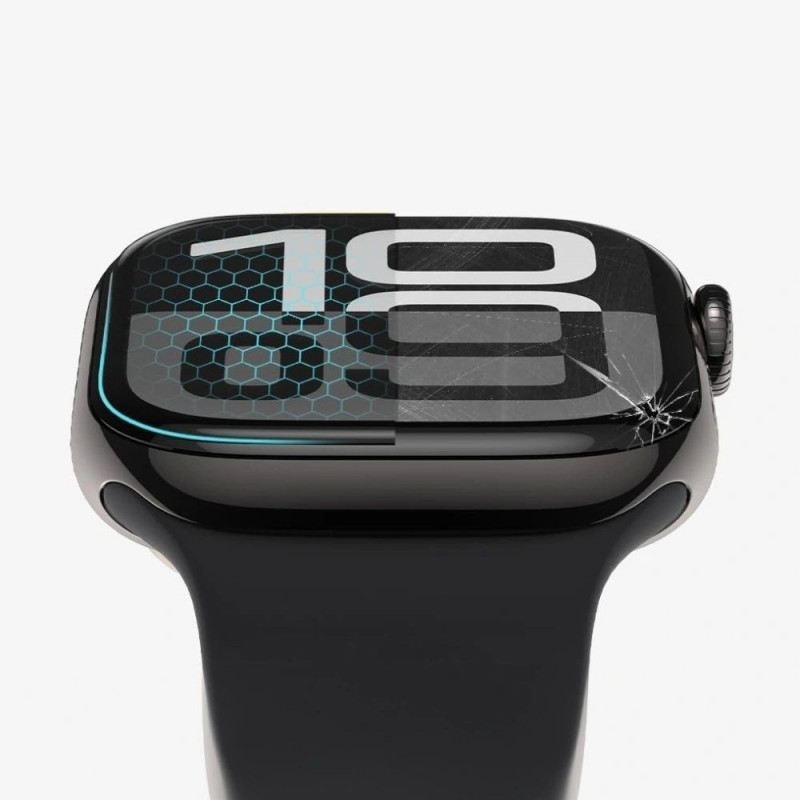 Tech-Protect Glass Flex+ hibridinio stiklo ekrano apsauga Huawei Watch Fit 5 Pro, juoda (2 vnt.)