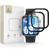 Tech-Protect Glass Flex+ THP4226 hibridinis stiklas, skirta Huawei Watch Fit 3 / 4 (2 vnt.), juodas