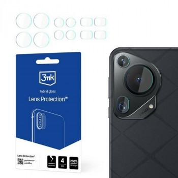 3MK Lens Protection hibridinio stiklo fotoaparato objektyvo apsauga Huawei Pura 70 Ultra (4 vnt.)
