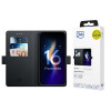 3MK Wallet Case dėklas Apple iPhone 16, juodas