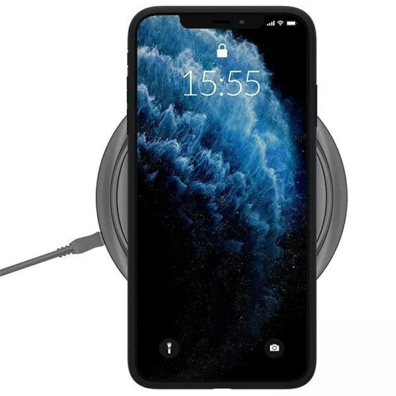 3MK Matt Case dėklas, skirtas Apple iPhone 16 Plus, juodas