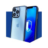 3mk Satin Armor Case+ skirtas Apple iPhone 16 Pro Max, permatomas su juodu rėmu