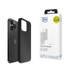 3mk Silicone Case silikoninis dėklas, skirtas Apple iPhone 16 Pro, juodas