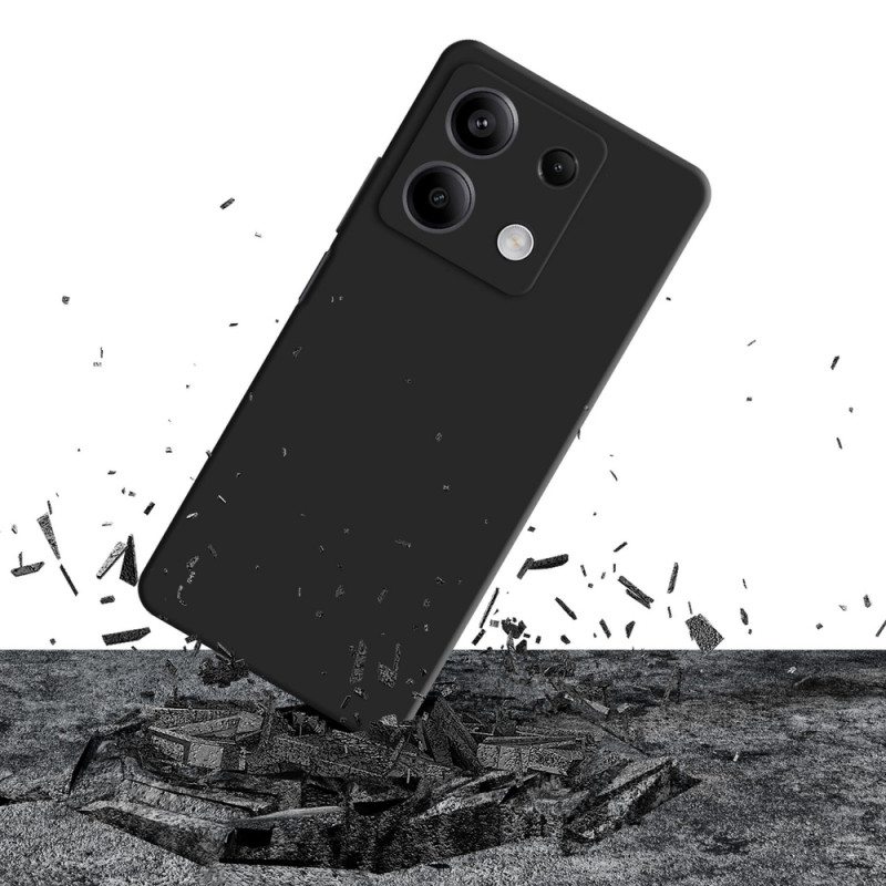 3mk Silicone Case silikoninis dėklas Xiaomi Redmi Note 13 5G, juodas