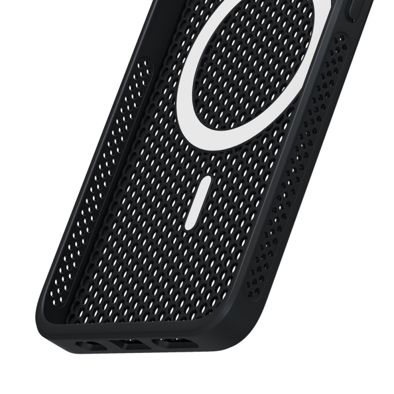 3mk COOLing MagCase, skirtas Apple iPhone 16, juodas