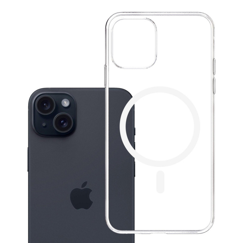 3mk Clear MagCase, skaidrus, skirtas Apple iPhone 15