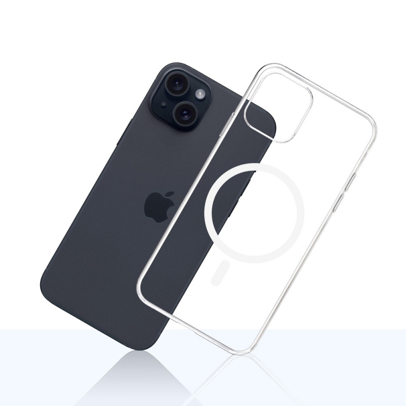 3mk Clear MagCase, skaidrus, skirtas Apple iPhone 15