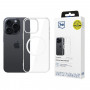 3mk Clear MagCase skirtas Apple iPhone 16 Pro Max, permatomas