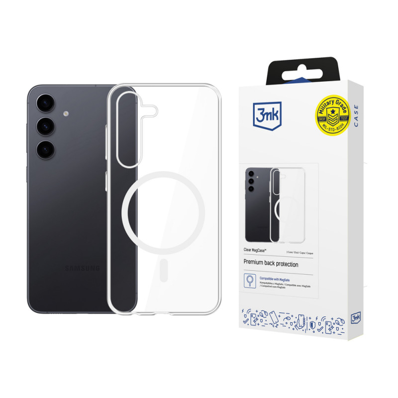 3mk Clear MagCase, skaidrus, skirtas Samsung Galaxy S24+