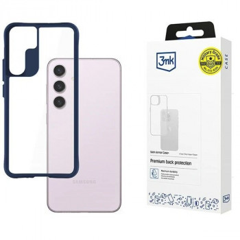 3MK Satin Armor Case+ apsauginis dėklas Samsung Galaxy S24, mėlynas