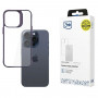 3MK Satin Armor Case+ 3MK15639 apsauginis dėklas Apple iPhone 15 Pro, violetinės spalvos