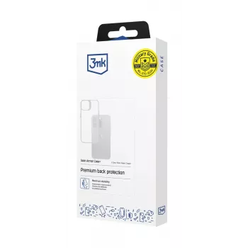 3MK Satin Armor Case+ W-3SArCaP-SaGa106-0 dėklas skirtas Samsung Galaxy A35 5G, permatomas su juodu rėmeliu