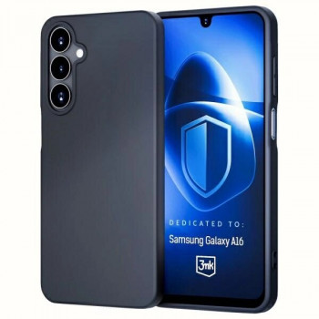 3MK Matt Case dėklas skirtas Samsung Galaxy A16, juodas