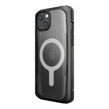 X-Doria Raptic Secure MagSafe išmaniojo telefono dėklas, skirtas Apple iPhone 14 Plus / 15 Plus, juodas
