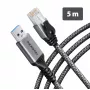 Goobay AXAGON ADE-AM50 USB-A Gigabit Ethernet tinklo adapteris su integruotu 5 m CAT6 kabeliu, RJ-45