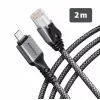 Goobay AXAGON ADE-CM20 USB-C Gigabit Ethernet adapteris su integruotu 2 m CAT6 kabeliu, RJ-45