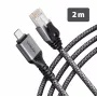 Goobay AXAGON ADE-CM20 USB-C Gigabit Ethernet adapteris su integruotu 2 m CAT6 kabeliu, RJ-45
