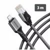 Goobay AXAGON ADE-CM30 USB-C Gigabit Ethernet adapteris su integruotu 3 m CAT6 kabeliu, RJ-45