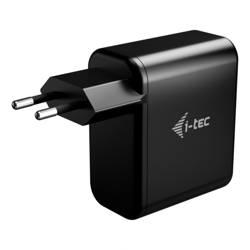 i-tec 100 W USB-C GaN įkroviklis, PD 3.0, 1x USB-C, juodas