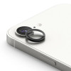 Ringke fotoaparato rėmelio apsauga, skirta Apple iPhone 17e / 16e, juoda (2 vnt.)