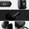 Ringke Onyx Magnetic MagSafe dėklas Apple AirPods Pro 3 ausinukų įkrovimo dėžutei, juodas