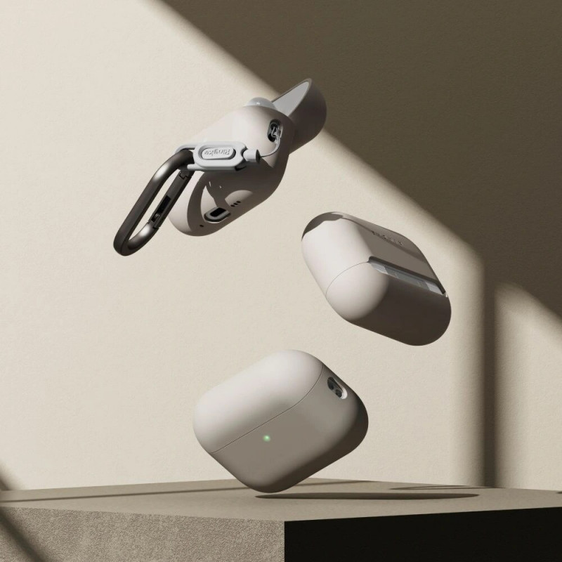 Ringke Silicone dėklas Apple AirPods Pro 3, Stone (bėžinis)