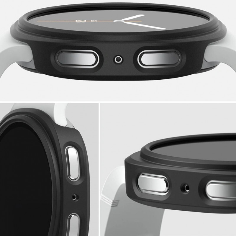 Ringke Slim RGK11818 dėklas Samsung Galaxy Watch 8 / 9 40 mm, permatomas ir matinis juodas (2 vnt.)