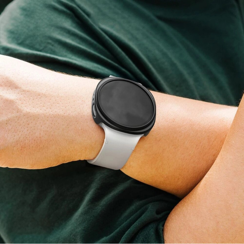 Ringke Slim RGK11818 dėklas Samsung Galaxy Watch 8 / 9 40 mm, permatomas ir matinis juodas (2 vnt.)
