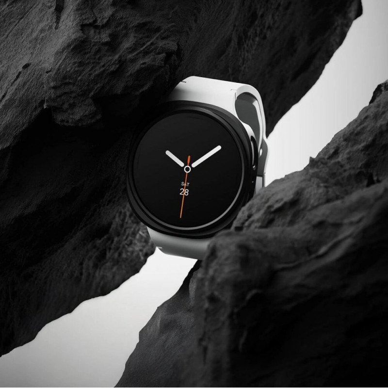 Ringke Slim RGK11818 dėklas Samsung Galaxy Watch 8 / 9 40 mm, permatomas ir matinis juodas (2 vnt.)