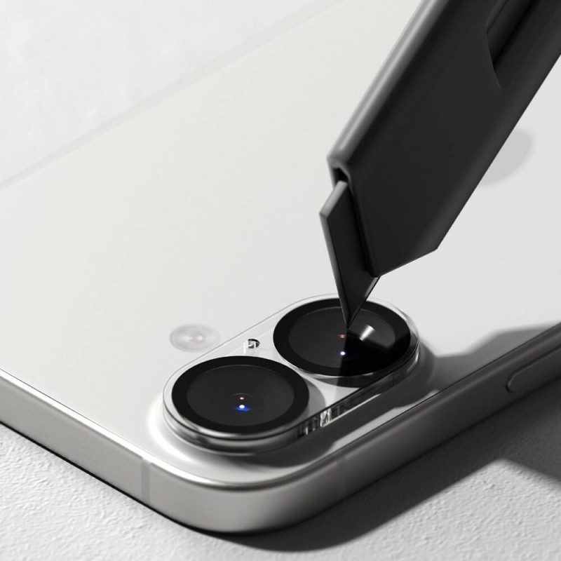 Ringke Camera Full Cover apsauga Apple iPhone 17 kamerai, juoda (2 vnt.)