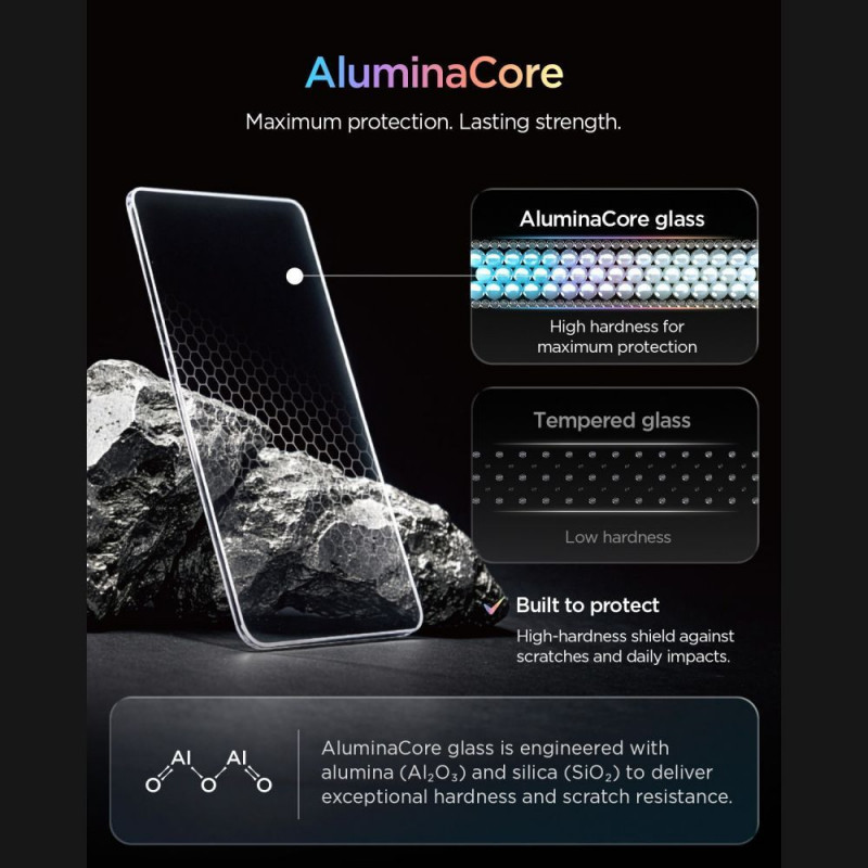 Spigen Glas.tR EZ Fit Pro AC privatumo ekrano apsauga su grūdintu stiklu, skirta Samsung Galaxy Z Fold 7 / 8 Ultra