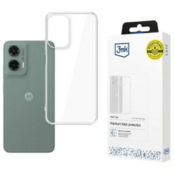 3mk Clear Case išmaniojo telefono dėklas, skirtas Motorola Moto G35 5G, permatomas
