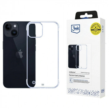 3mk Just20g Clear Case išmaniojo telefono Apple iPhone 15 Plus dėklas, permatomas