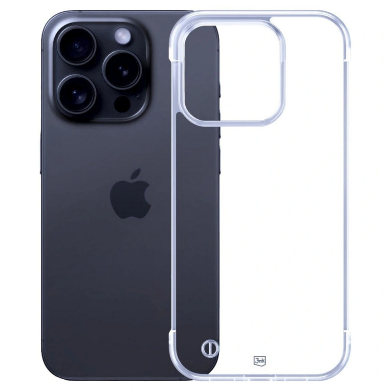 3mk Just20g Clear Case, skaidrus, skirtas Apple iPhone 15 Pro Max
