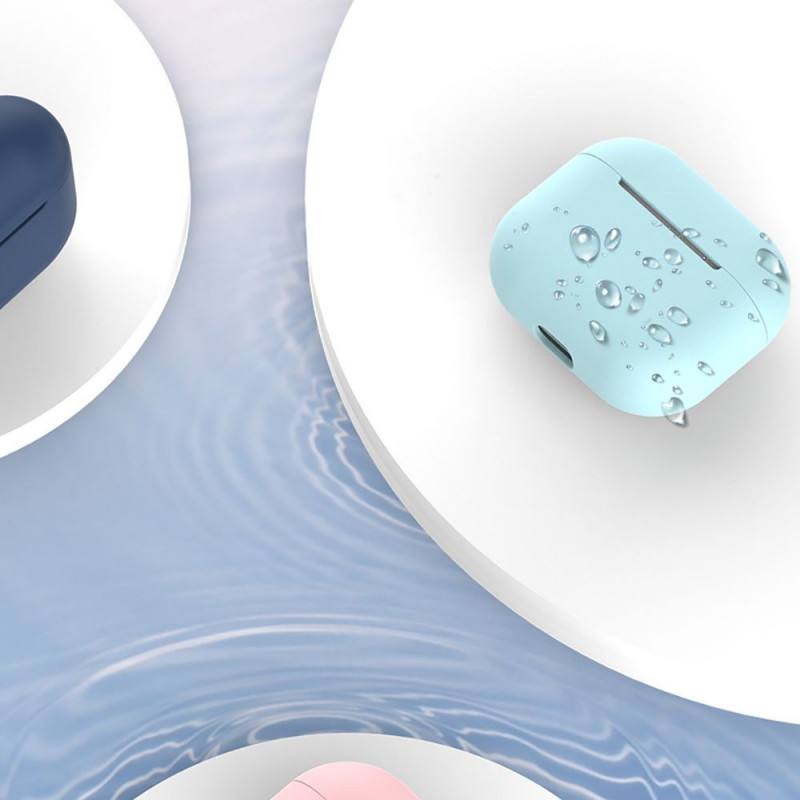 Tech-Protect Icon silikoninis dėklas Apple AirPods 3, juodas